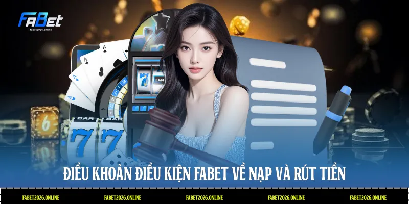 Điều khoản điều kiện Fabet về nạp và rút tiền