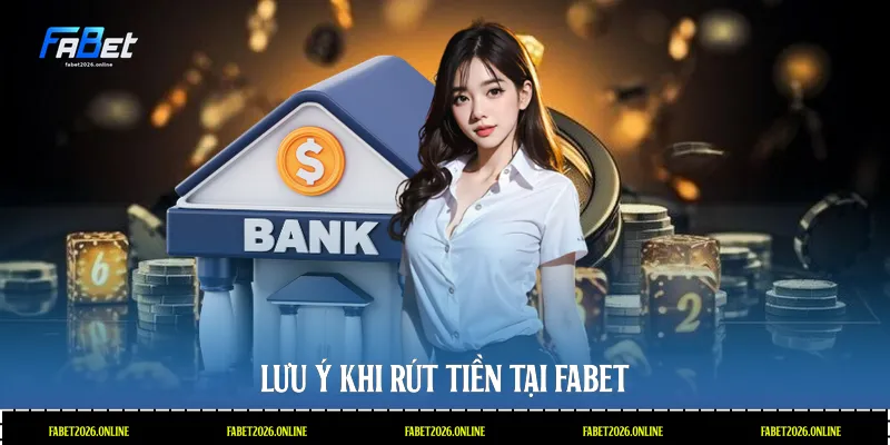 Lưu ý khi rút tiền tại Fabet