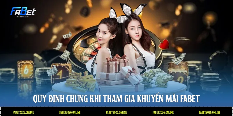 Quy định chung khi tham gia khuyến mãi Fabet
