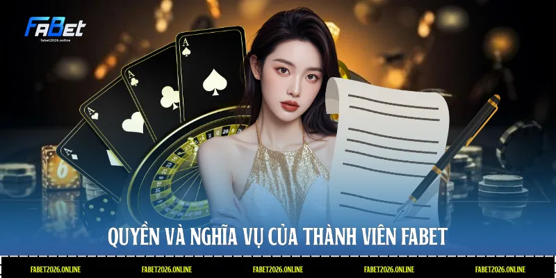 Quyền và nghĩa vụ của thành viên Fabet